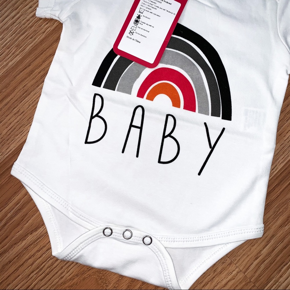Rainbow Baby Short Sleeved Bodysuit - Picture 2 of 4